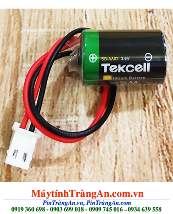 Tekcell SB-AA02; Pin nuôi nguồn Tekcell SB-AA02 lithium 3.6v 1/2AA 1200mAh _Xuất xứ Hàn Quốc 